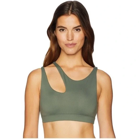 ALO Yoga | Intimates & Sleepwear | Alo Yoga Peak Sports Bra In Olive Green  Size Small | Poshmark